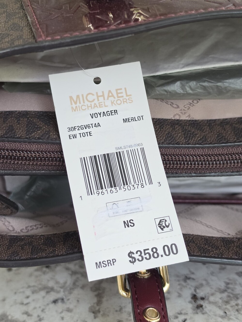 Michael Kors Voyager Logo Tote - Picture 6 of 8
